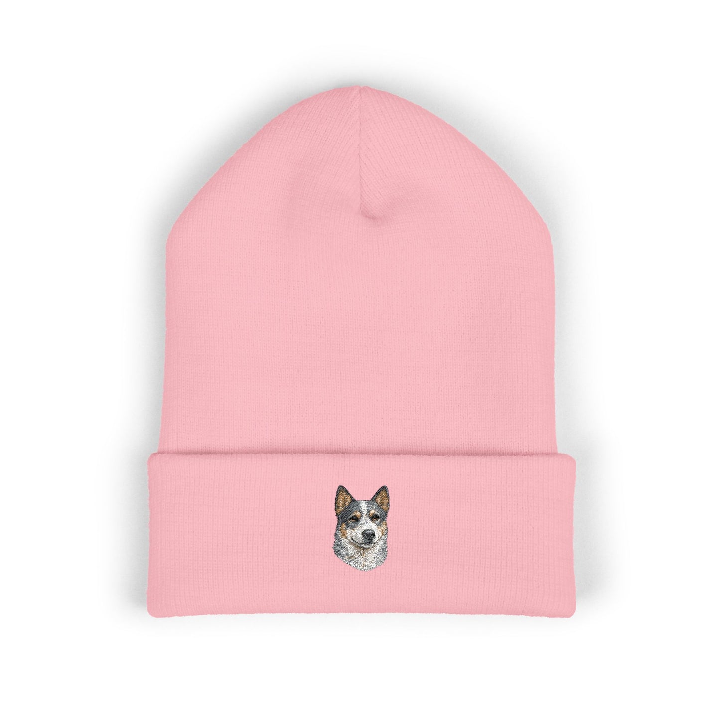 Australian Cattle Dog Embroidered Beanie | Cuffed Knit Hat