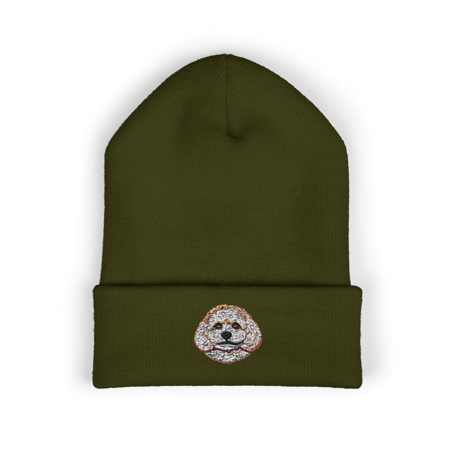 Cockapoo Embroidered Beanie | Cuffed Knit Hat