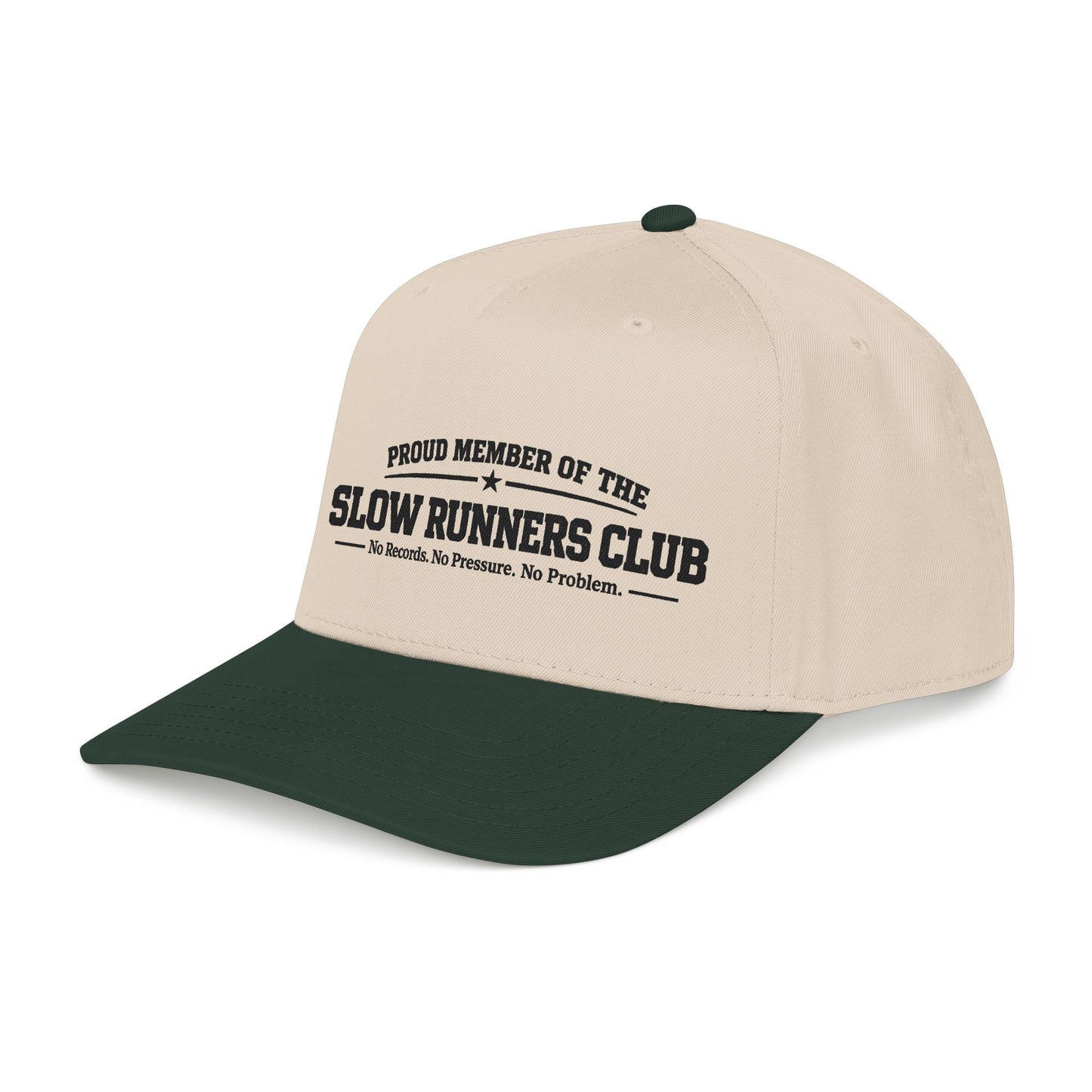 Mid Profile Baseball Cap Slow Runners Club humor
