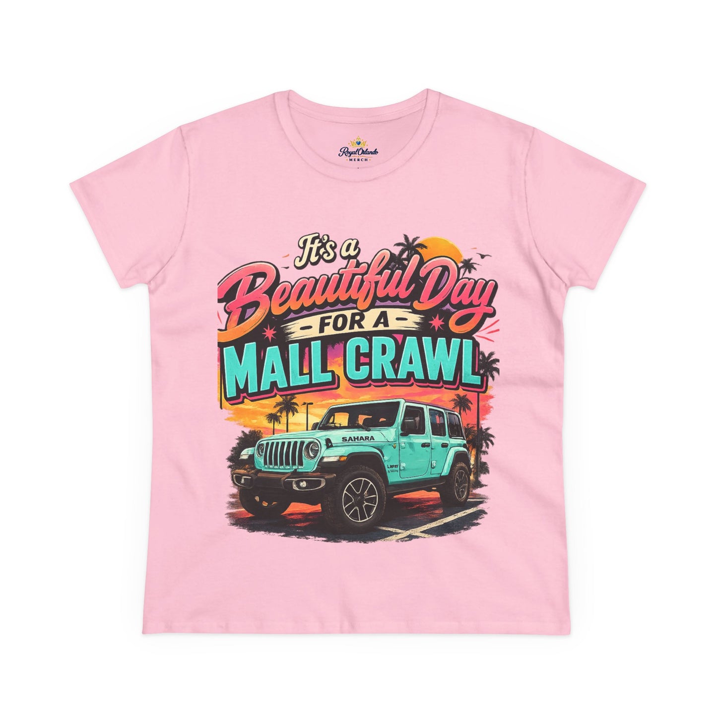 Women's Mall Crawl T‑Shirt — "It's a Beautiful Day for a Mall Crawl" Graphic Tee