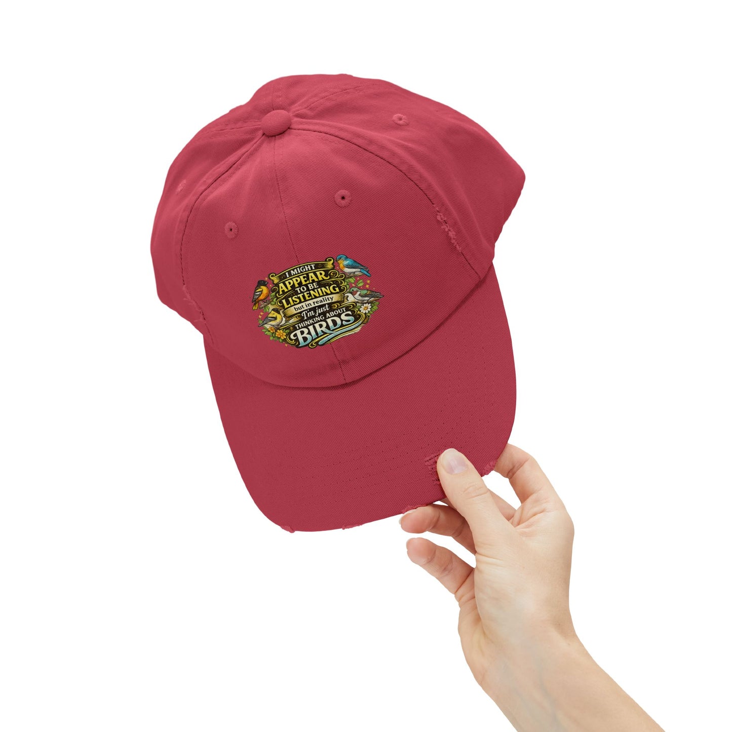I'm just thinking about birds ball cap