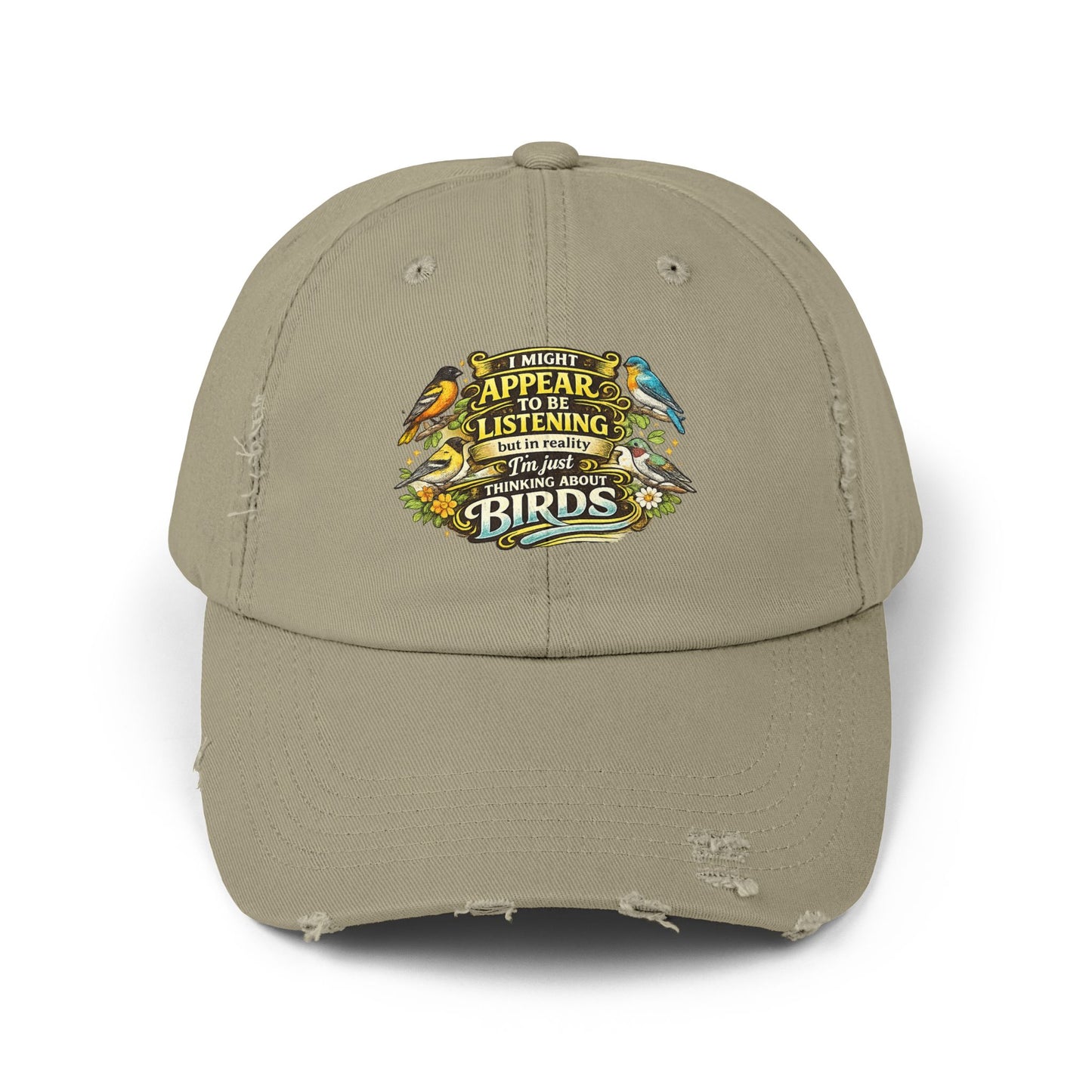 I'm just thinking about birds ball cap