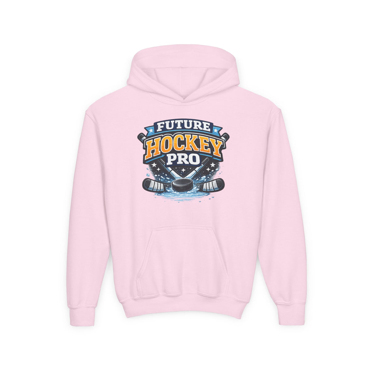 Future Hockey Pro Youth Hoodie | Ice Hockey Logo, Skates & Puck