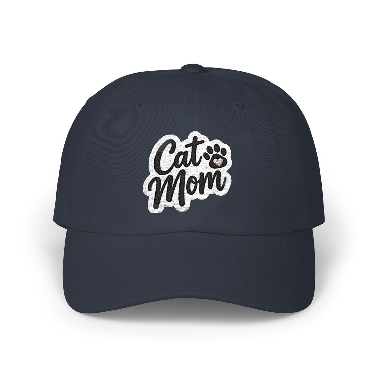 Cat Mom embroidered Classic Dad Cap