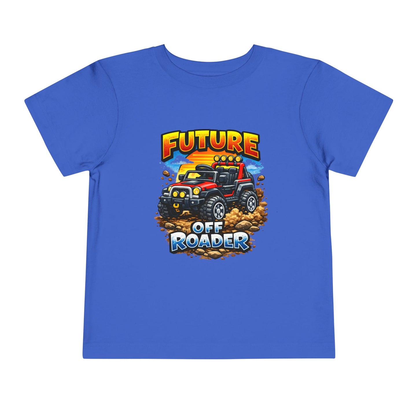 Future Off Roader Toddler Tee | Monster Truck Dirt Splash Graphic