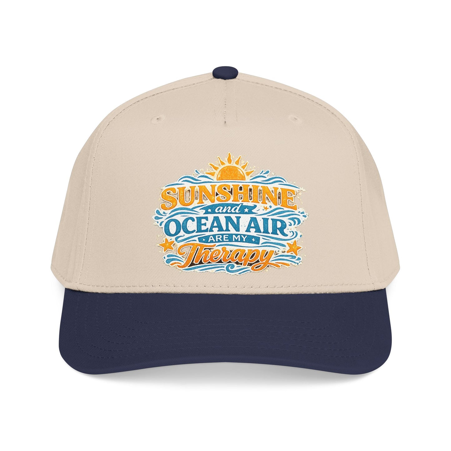 Mid Profile Baseball Cap Sunshine and Ocean air are my therapy
