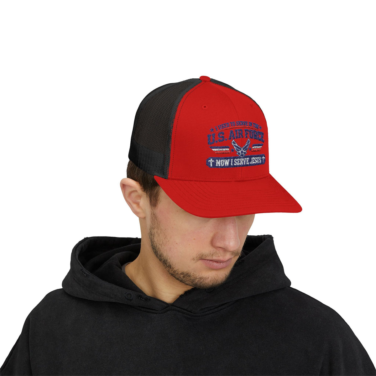 US AIR Force- Jesus embroidered ball cap