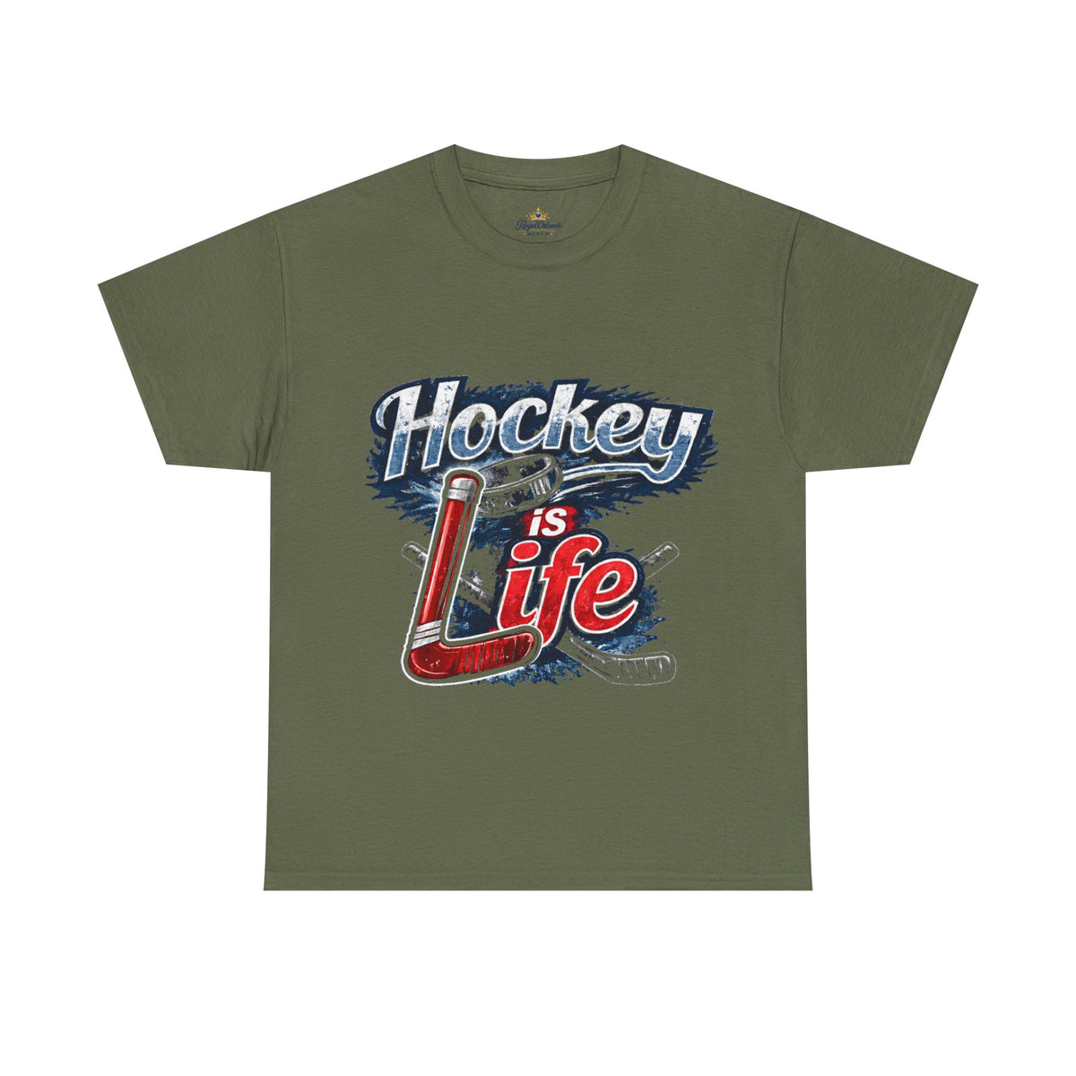 Hockey Is Life T-Shirt | Hockey Stick Graphic Tee, Sports Fan Shirt
