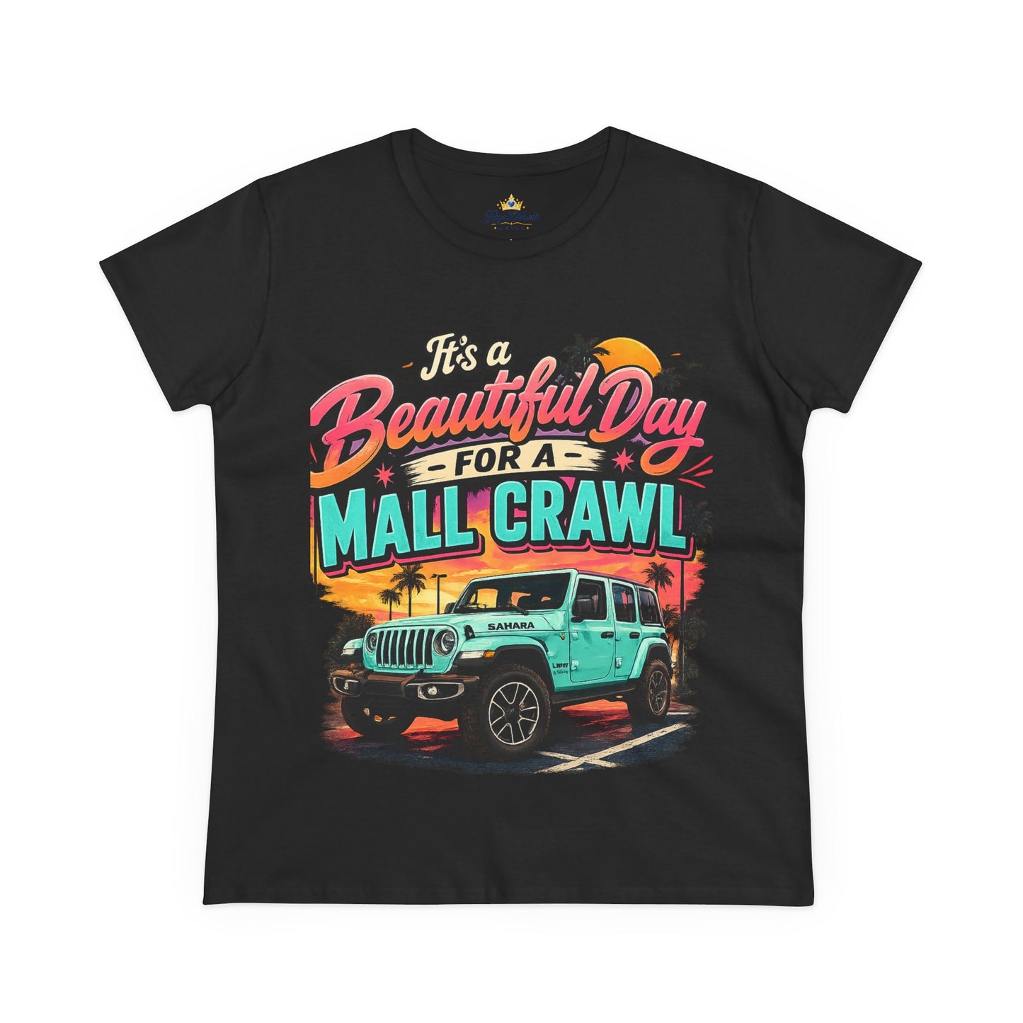 Women's Mall Crawl T‑Shirt — "It's a Beautiful Day for a Mall Crawl" Graphic Tee