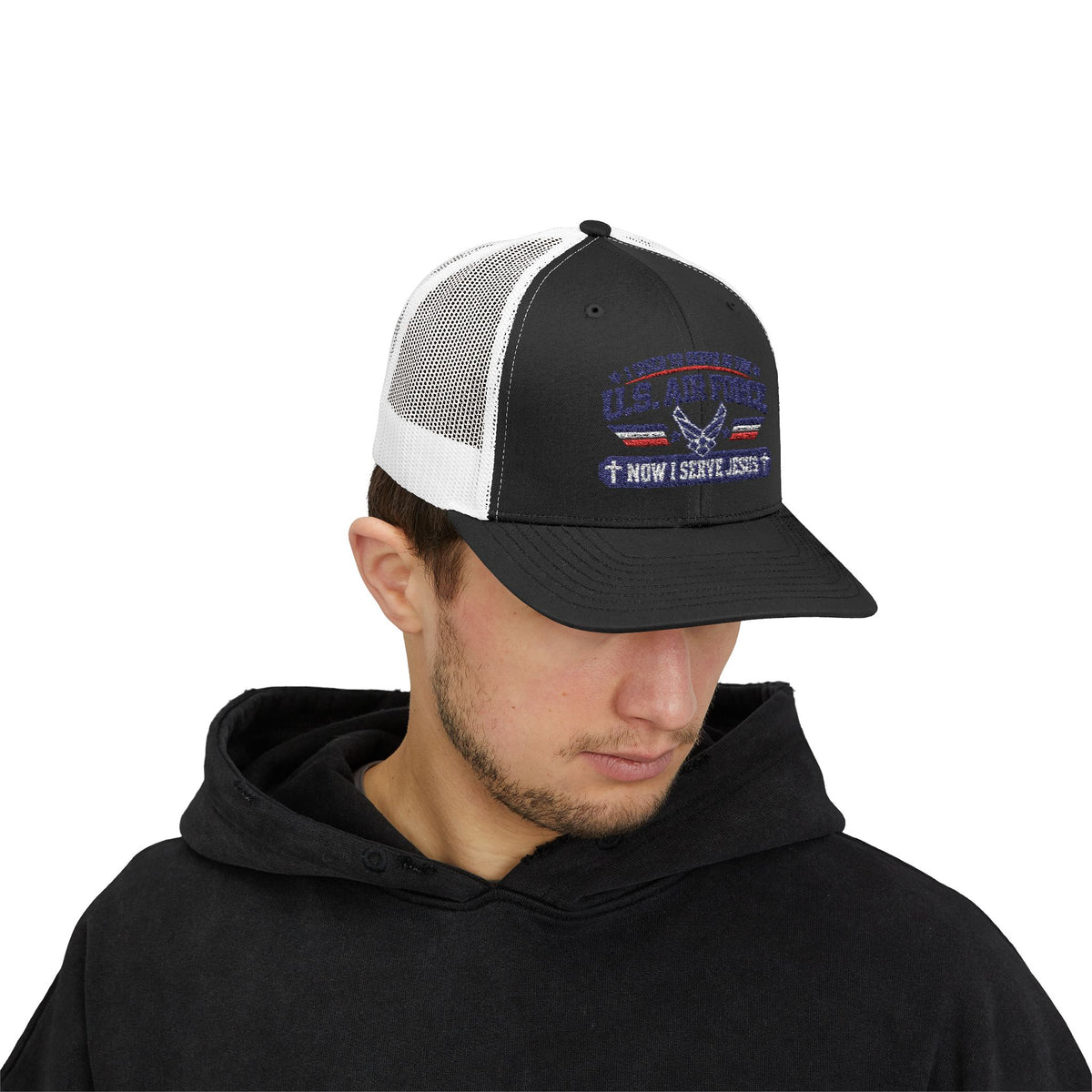 US AIR Force- Jesus embroidered ball cap