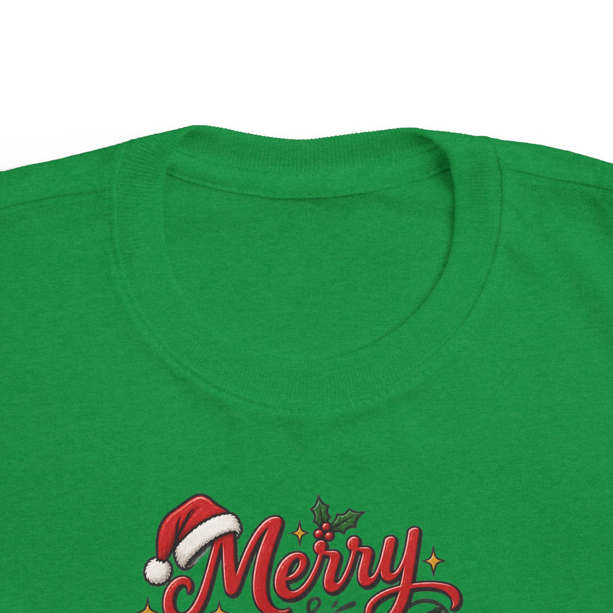 Toddler Christmas Tee – “Merry & Slightly Matching” Holiday Shirt friends or family matching tee