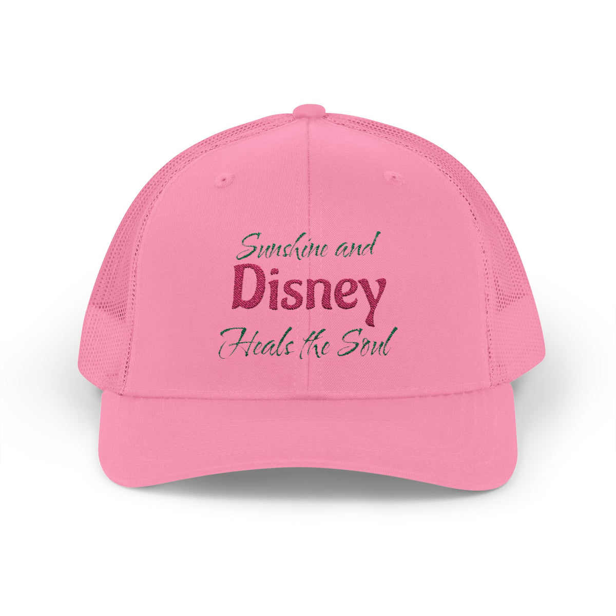 Sparkle sunshineText Snapback Cap | Glitter Script Trucker Hat Sunshine heals the soul