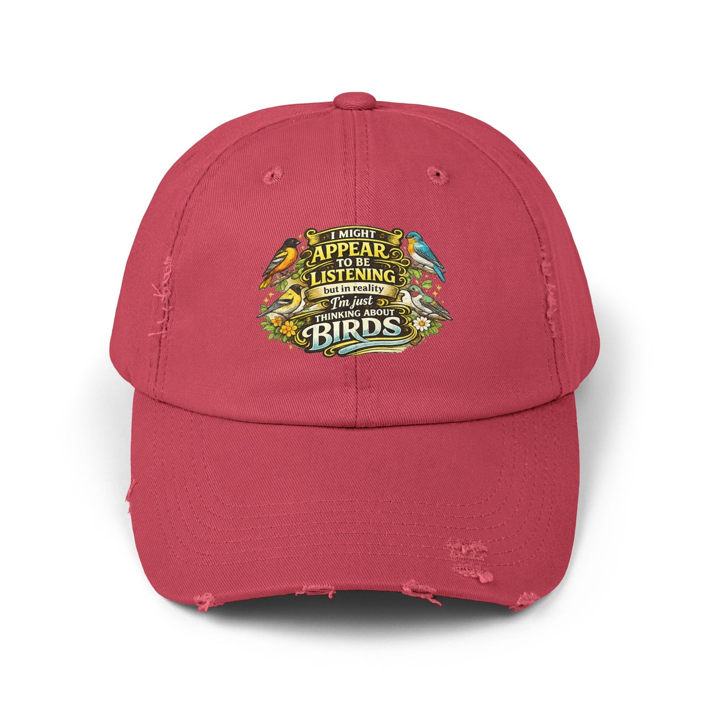 I'm just thinking about birds ball cap