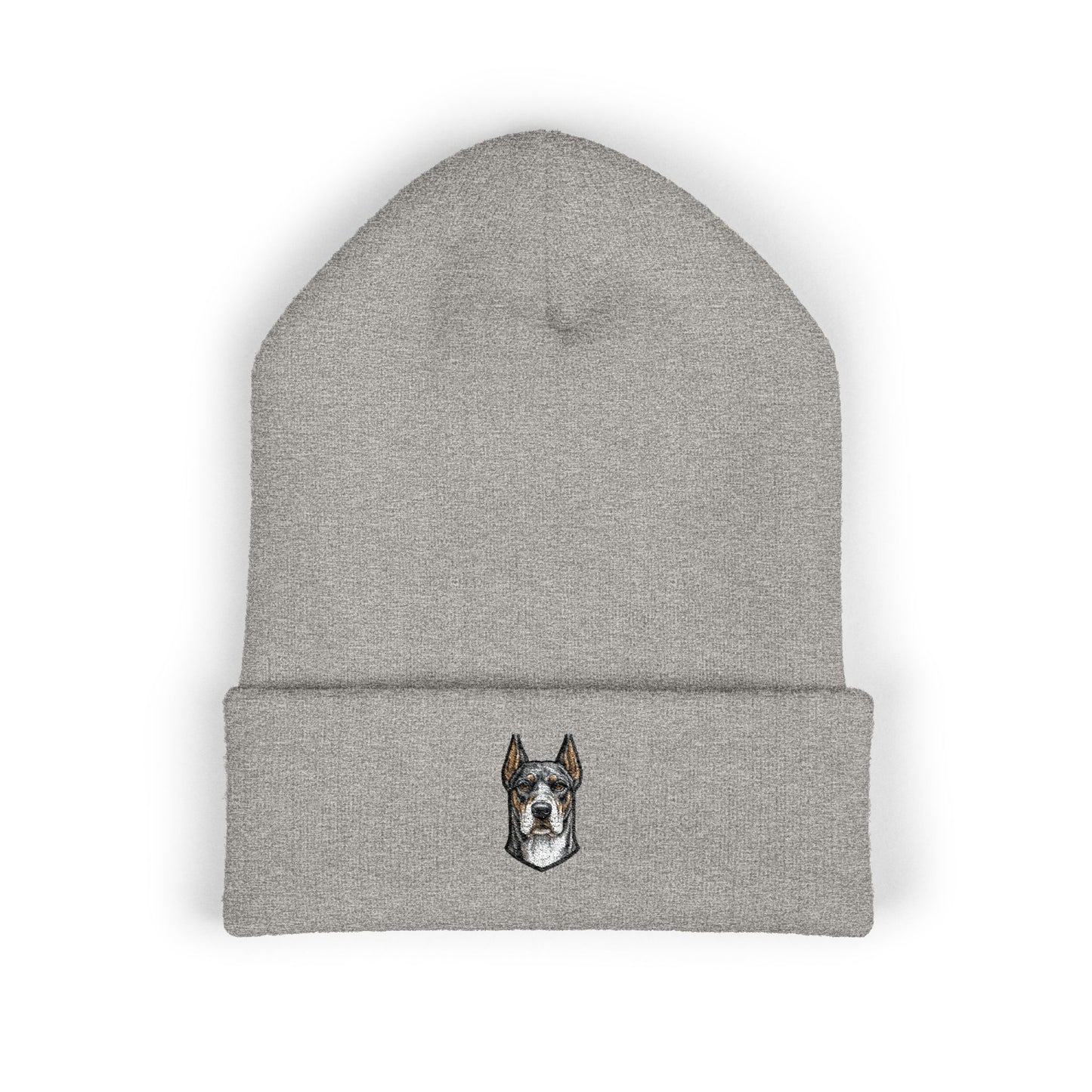 Great Dane Embroidered Beanie | Cuffed Knit Hat