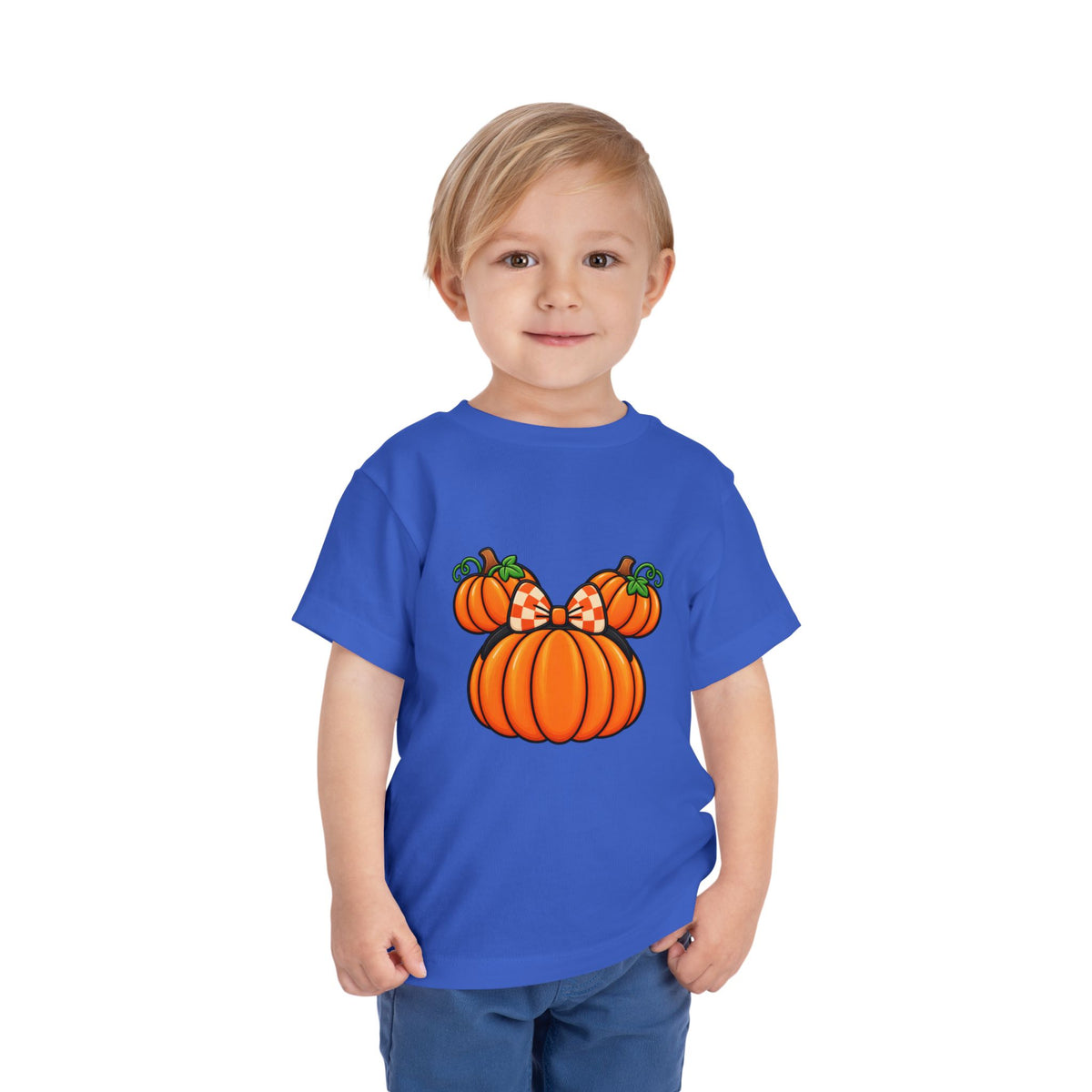 Fall Pumpkin Ears Toddler Tee | Halloween Fall Pumpkin Shirt