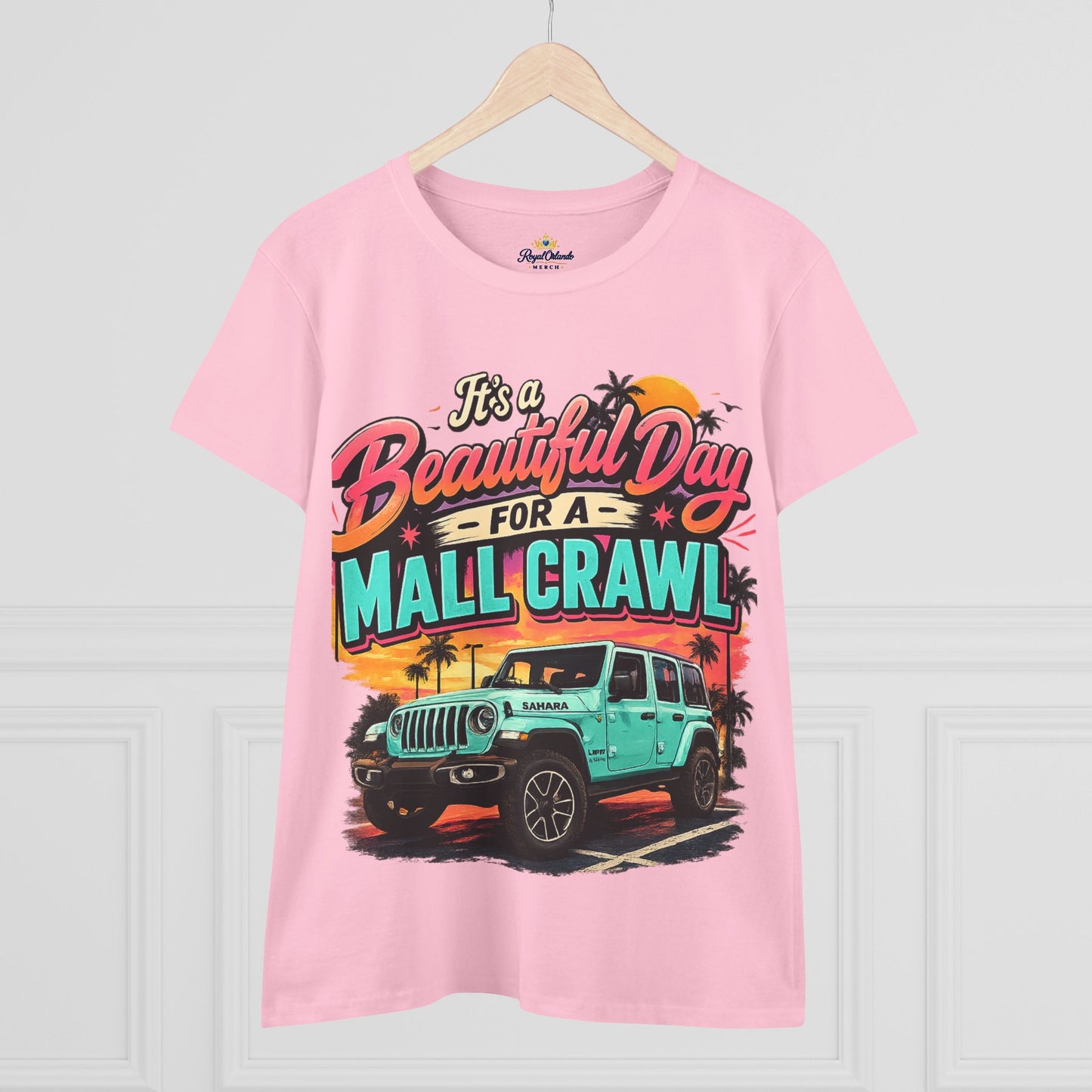 Women's Mall Crawl T‑Shirt — "It's a Beautiful Day for a Mall Crawl" Graphic Tee