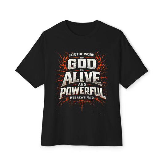 God Is Alive Powerful Tee | Religious Scripture Faith T-Shirt