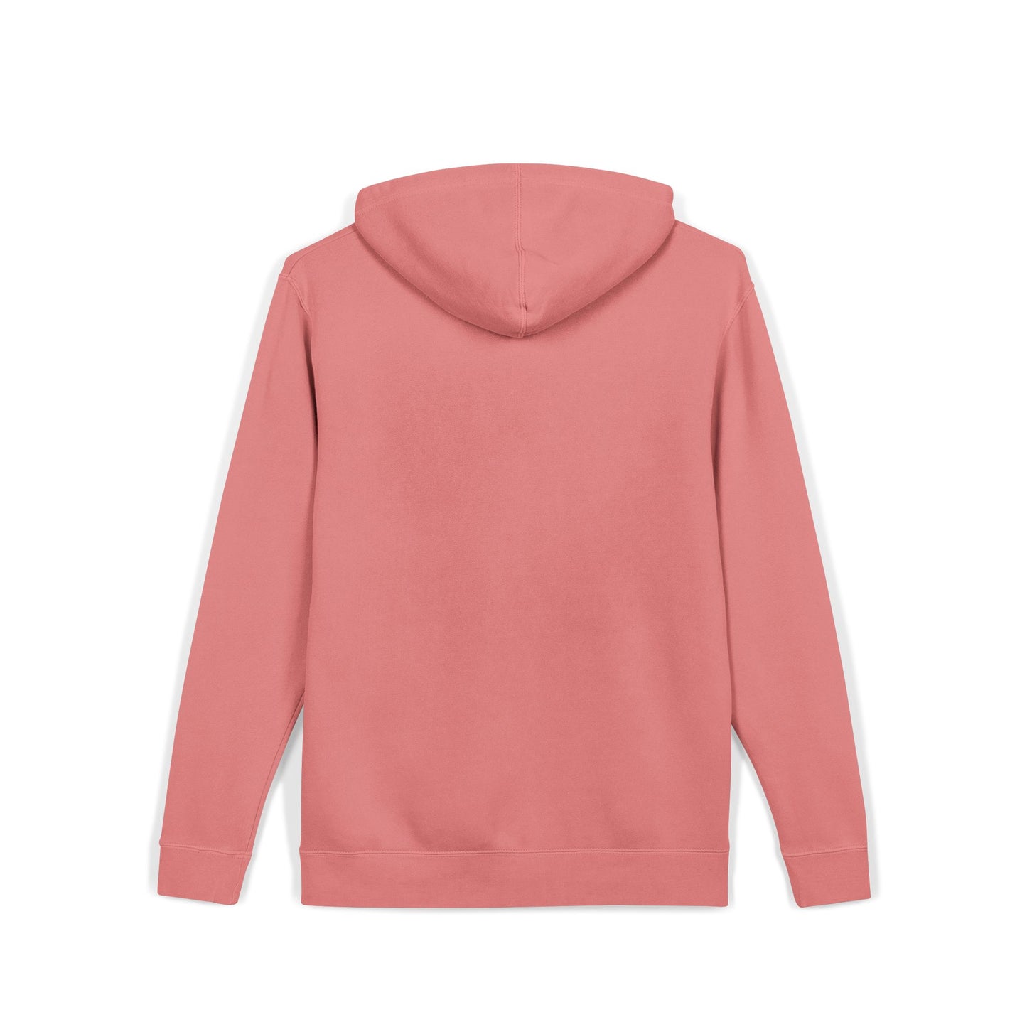 Embroidered Flag Patch Hoodie — Pigment-Dyed Casual Pullover