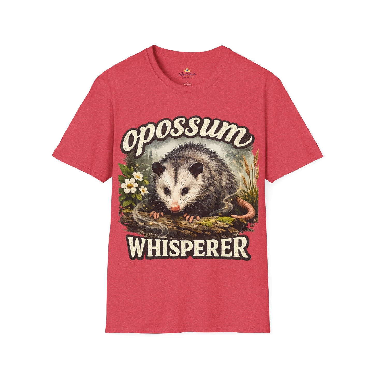 Opossum Whisperer T-Shirt | Vintage Wildlife Illustration
