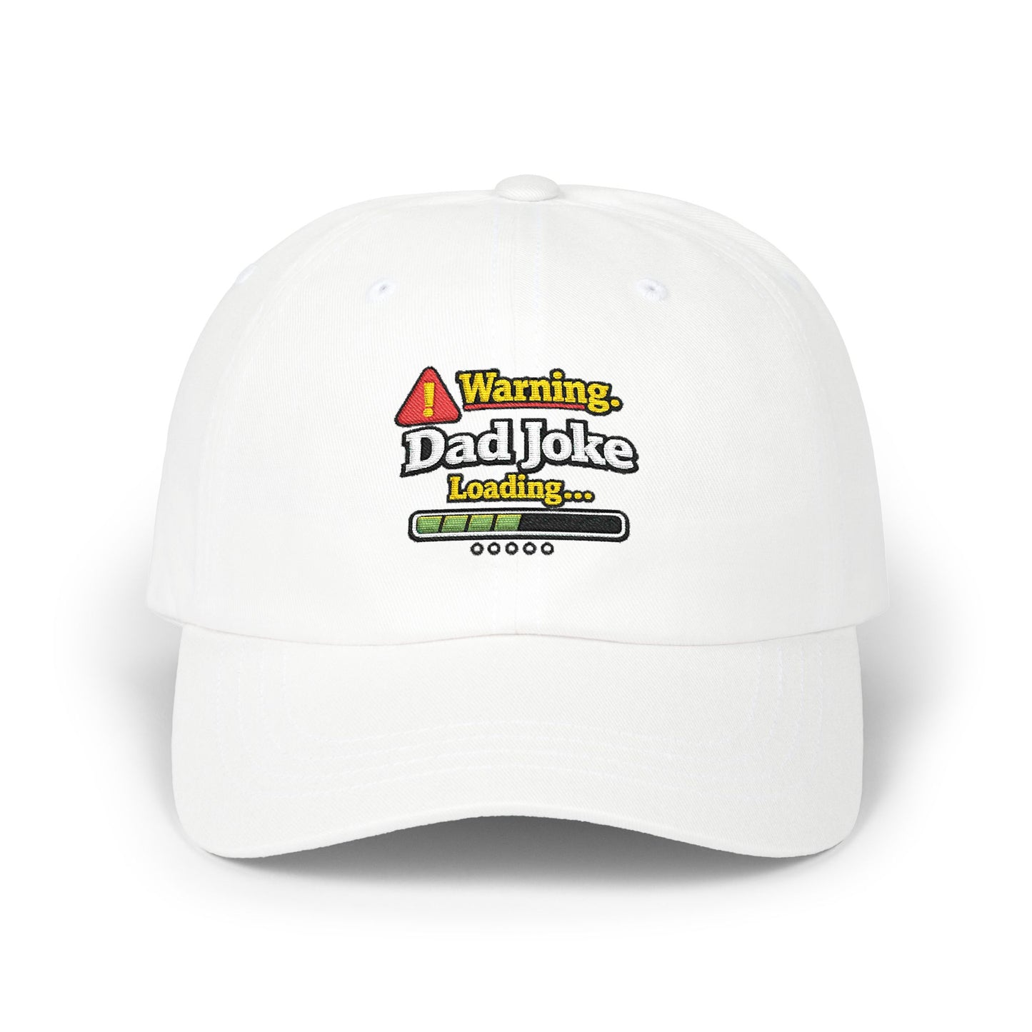 Warning Dad Joke Loading cap | Classic Baseball Hat