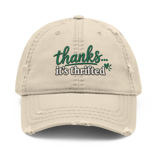 Thanks… It's Thrifted Embroidered Dad Hat