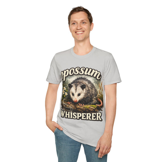 Opossum Whisperer T-Shirt | Vintage Wildlife Illustration
