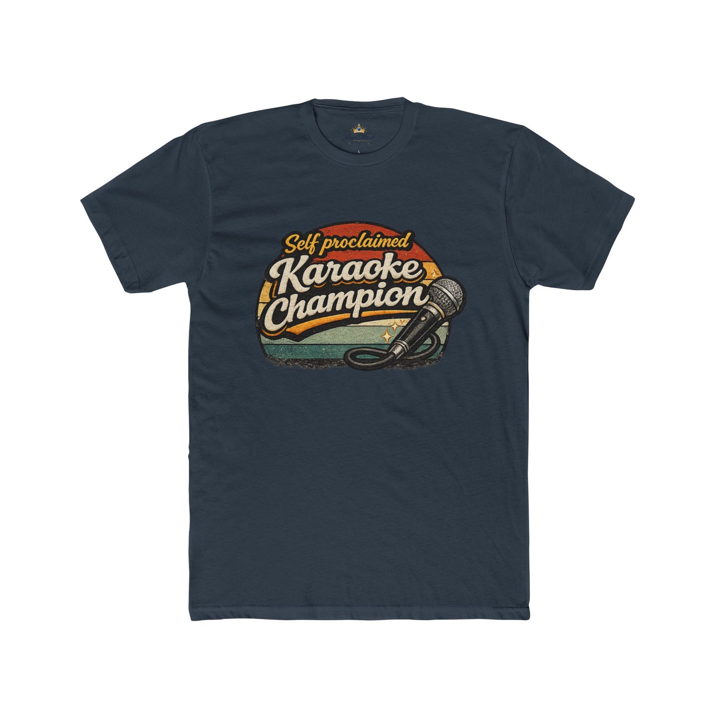 Self Proclaimed Karaoke Champion T-Shirt | Microphone Retro Design