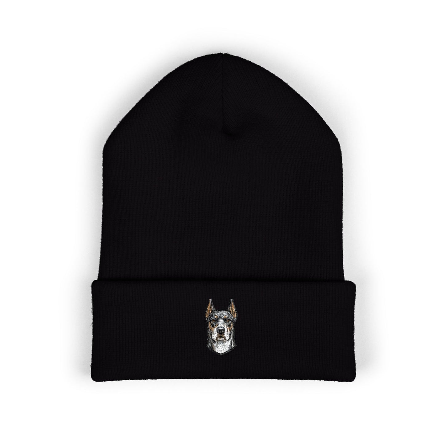 Great Dane Embroidered Beanie | Cuffed Knit Hat