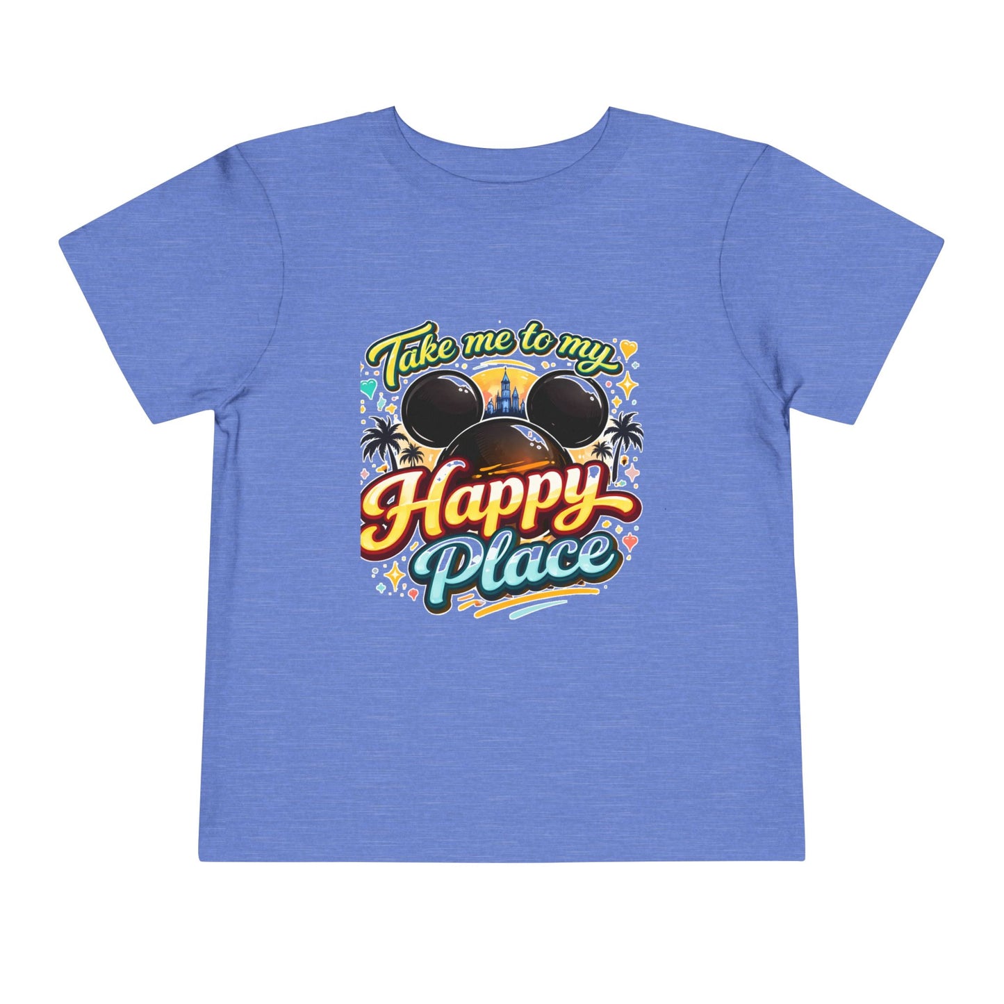 Take Me to My Happy Place Toddler Tee | Mouse Ears Castle Graphic