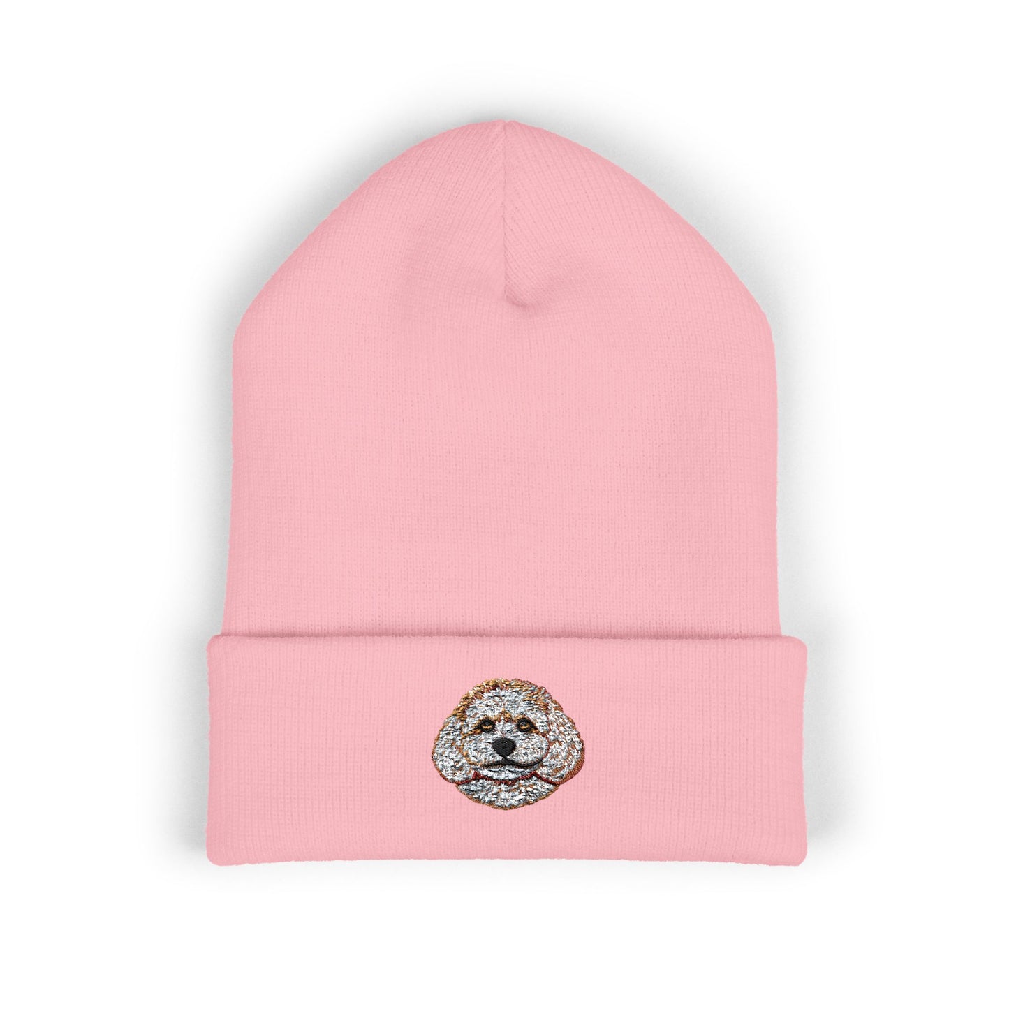 Cockapoo Embroidered Beanie | Cuffed Knit Hat