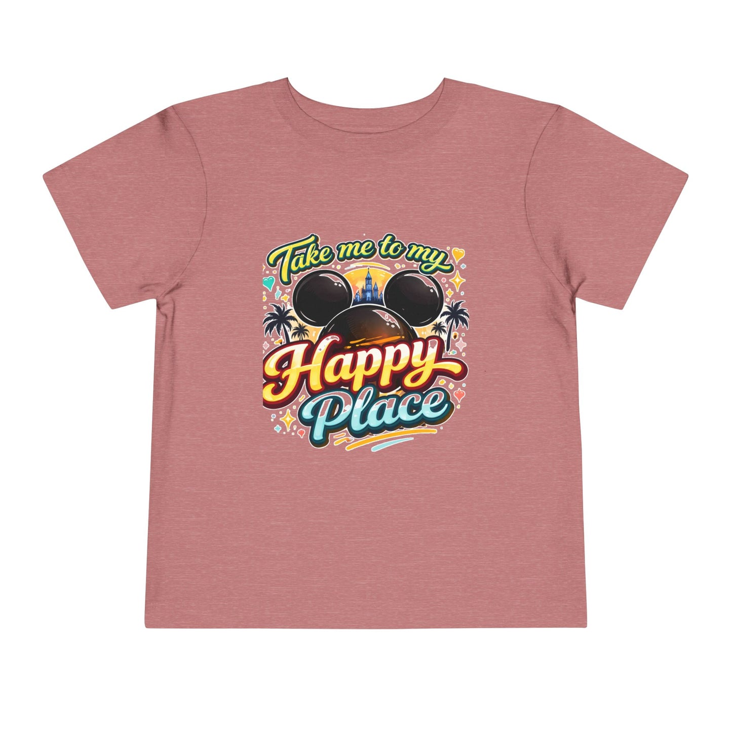 Take Me to My Happy Place Toddler Tee | Mouse Ears Castle Graphic