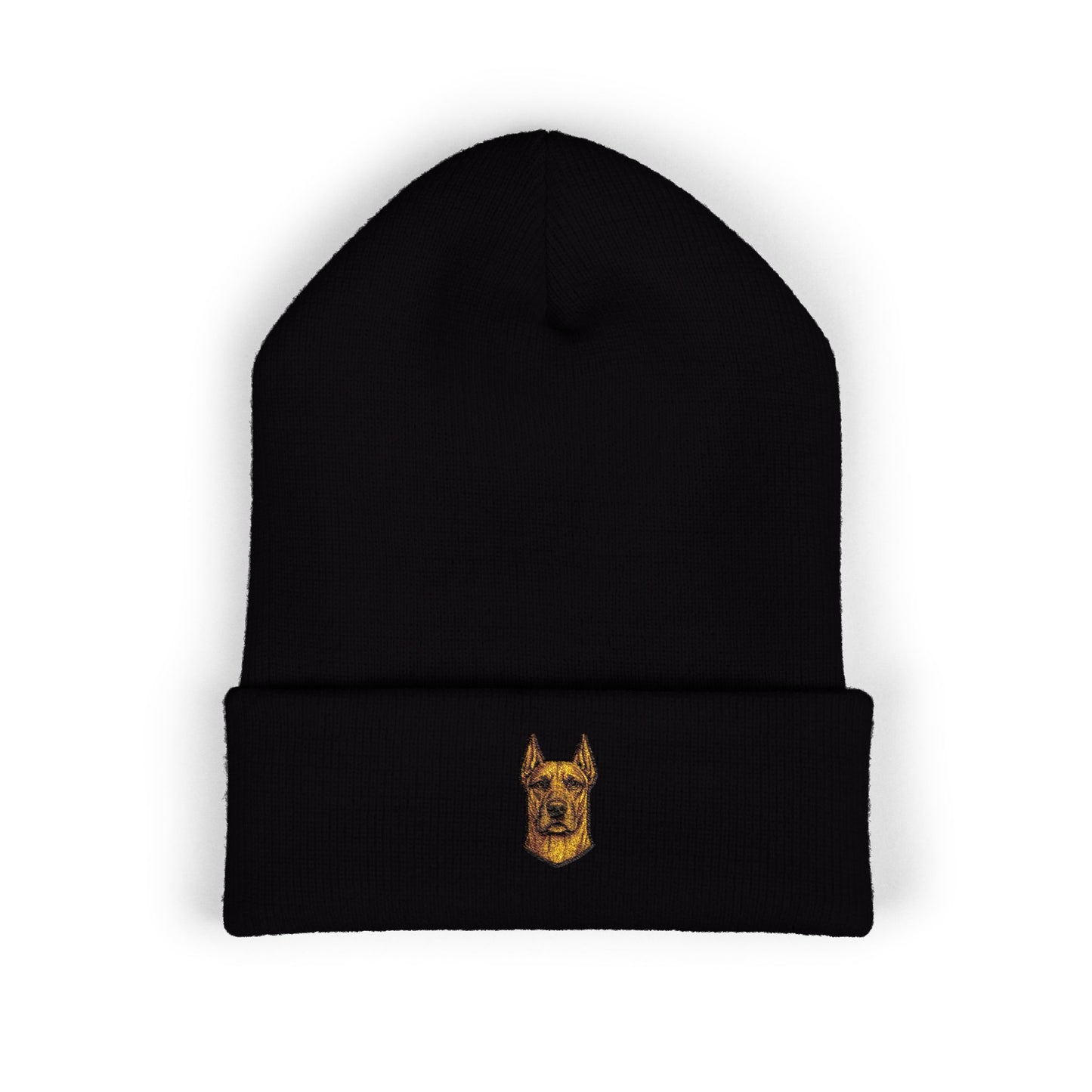 Great Dane  Embroidery Beanie | Cuffed Knit Hat