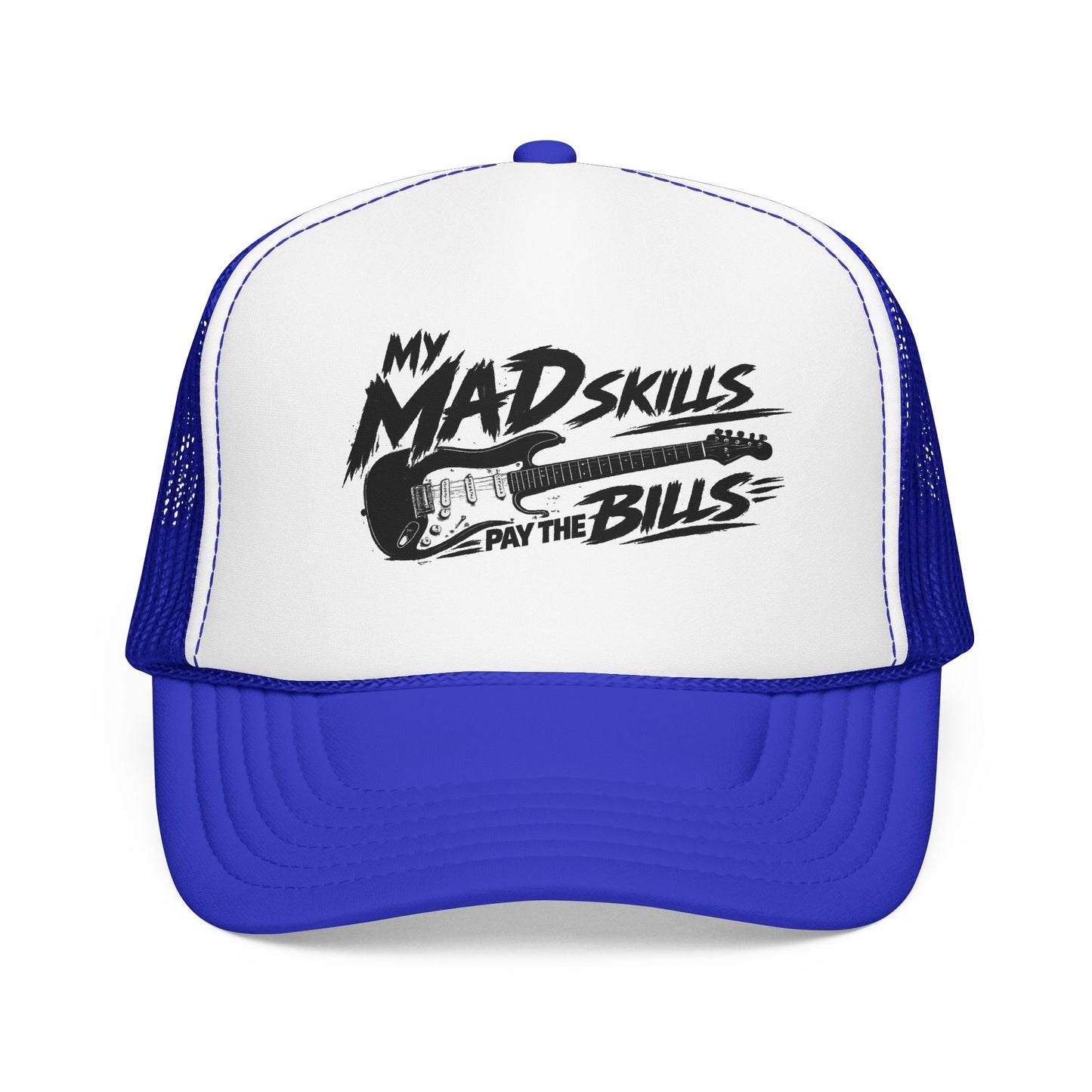 My Mad Skills Guitar Trucker Hat | Musician Rock Cap
