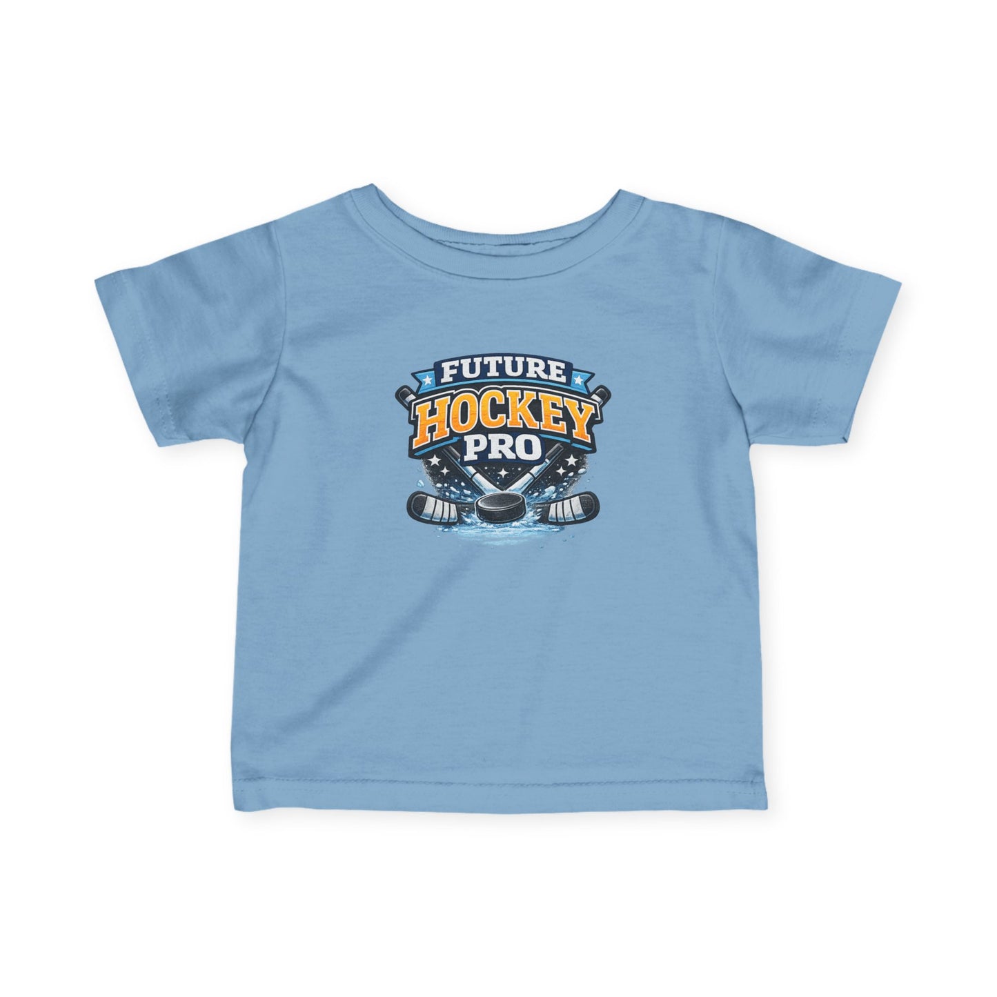 Future Hockey Pro Infant Tee | Baby Hockey Shirt, Skates & Puck Design