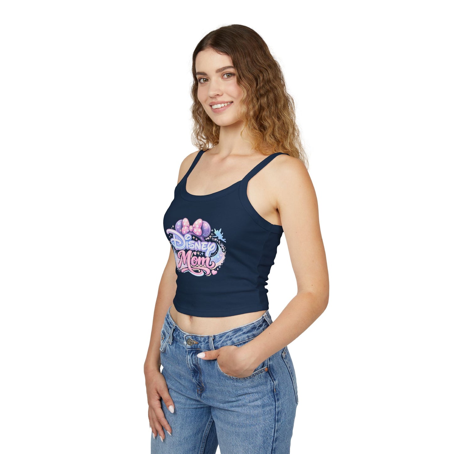 Theme Park Mom tank top | Mouse ears pastel logo