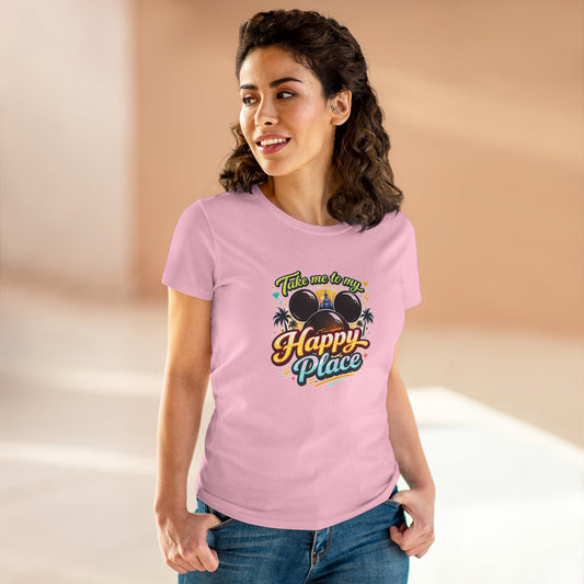 Take Me to My Happy Place Mickey Ears Tee | Disney Vacation Shirt