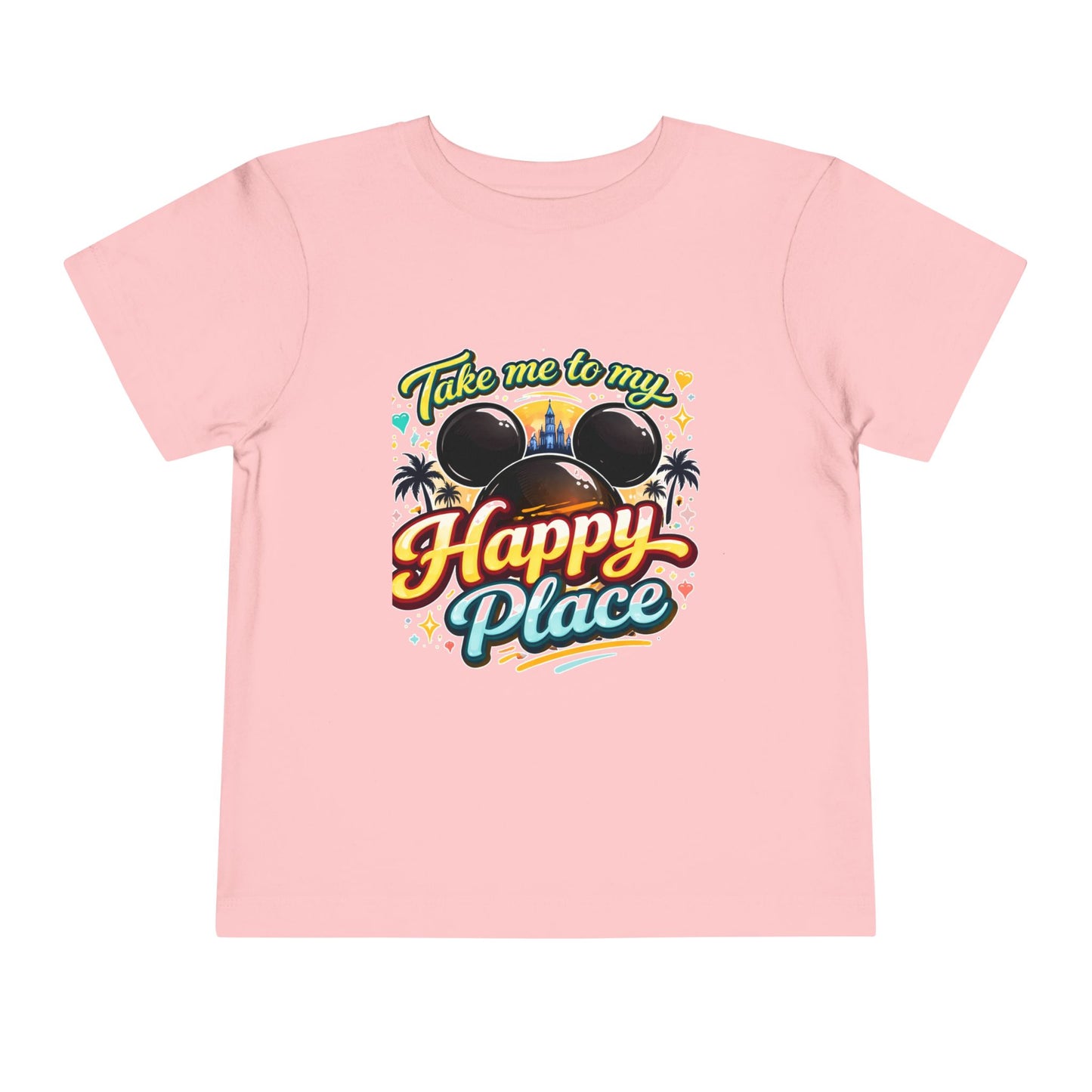 Take Me to My Happy Place Toddler Tee | Mouse Ears Castle Graphic