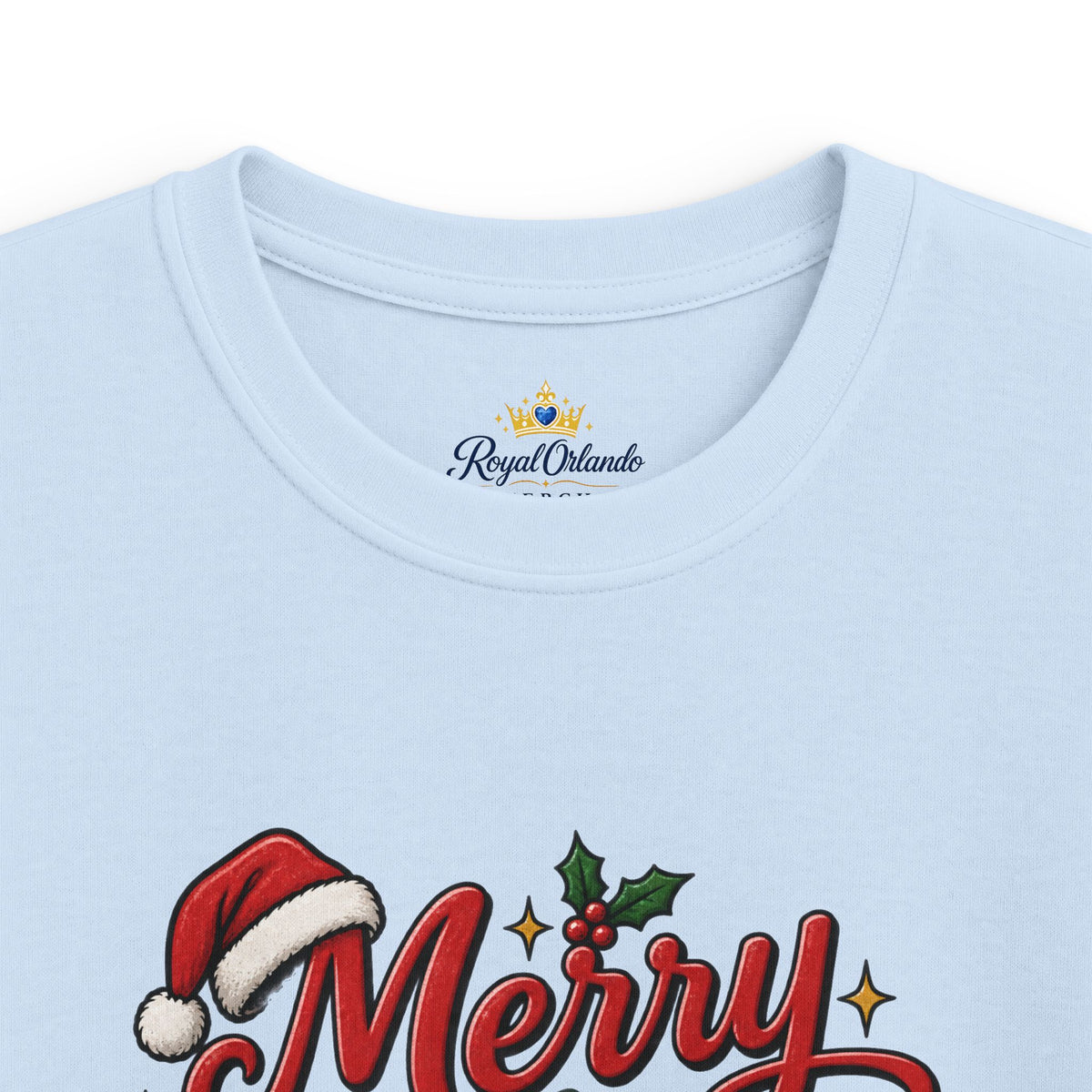 Kids T-Shirt — "Merry & Slightly Matching" Christmas Holiday Tee friends or family matching pajama shirt