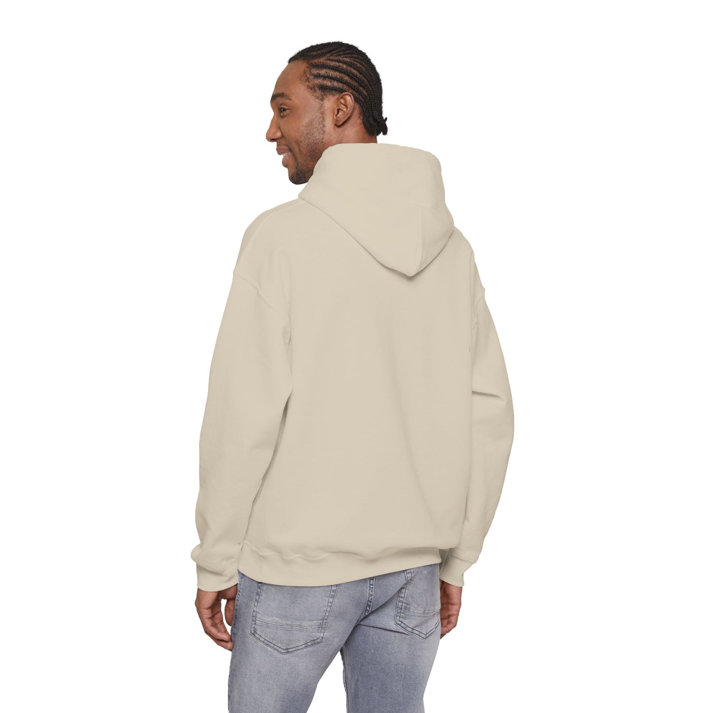 Dachshund embroidered design on hooded sweatshirt