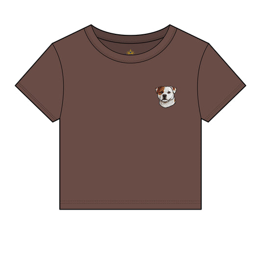 Scott American Bulldog Embroidered Micro Rib Tee