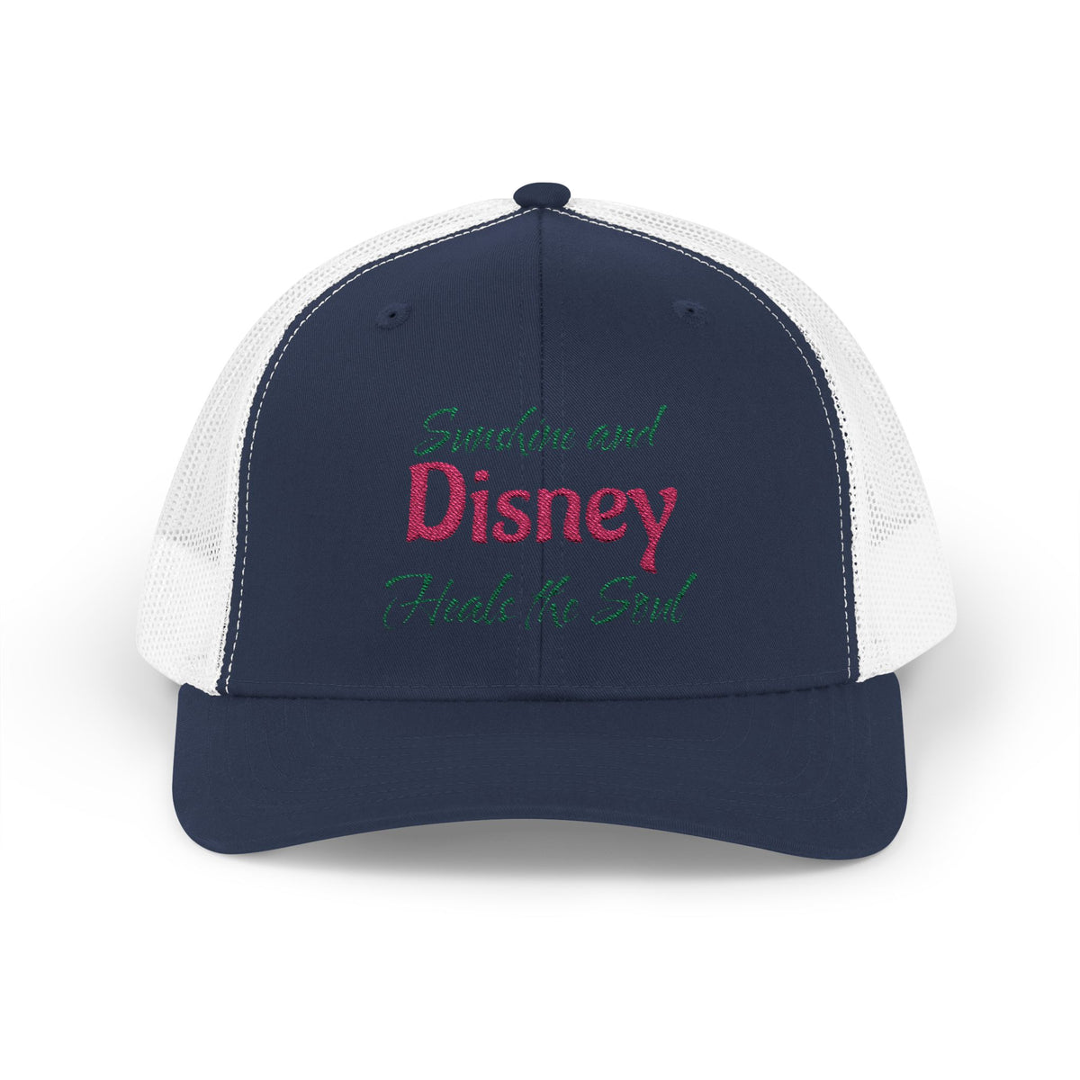 Sparkle sunshineText Snapback Cap | Glitter Script Trucker Hat Sunshine heals the soul
