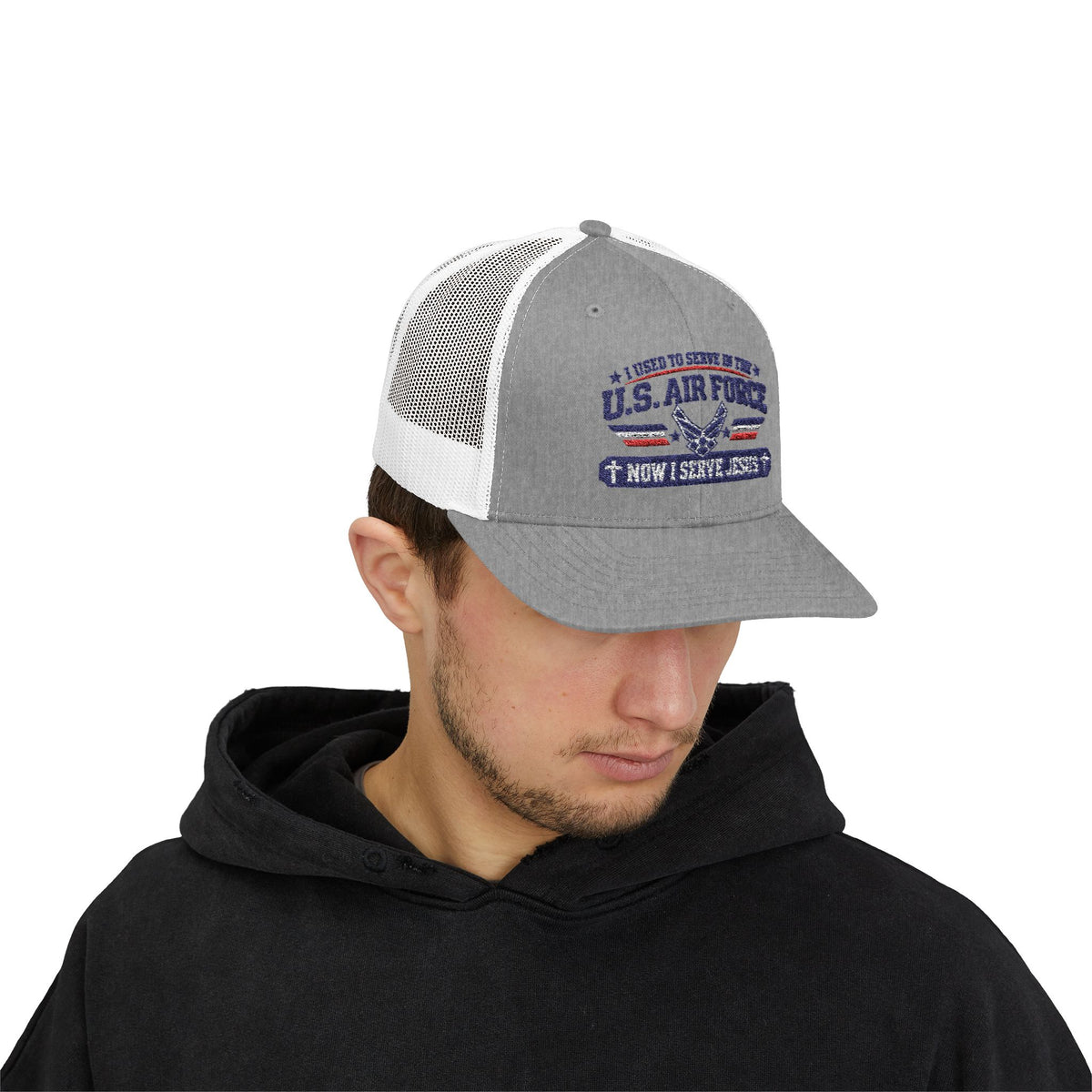 US AIR Force- Jesus embroidered ball cap