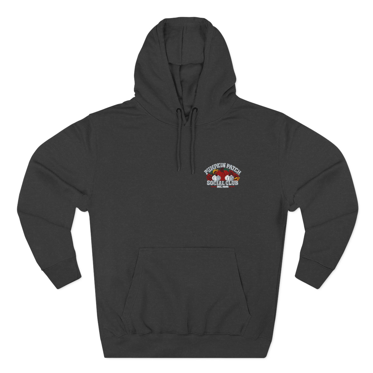Pumpkin Patch Social Club 2026 Embroidered Three-Panel Fleece Hoodie