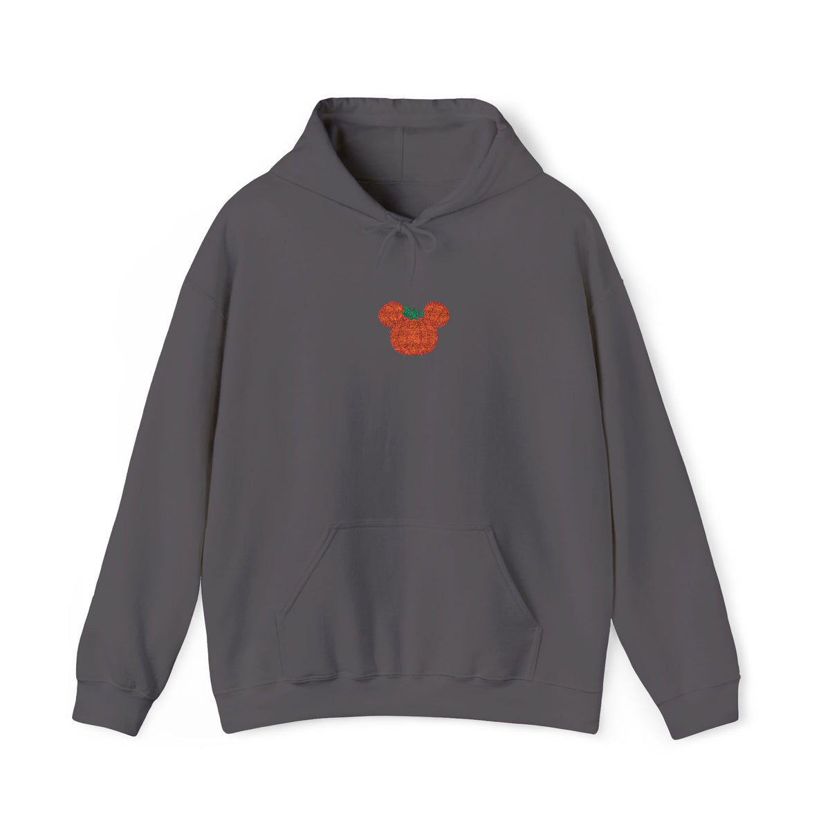 Fall Pumpkin Embroidered Ears silhouette Hoodie | Halloween pumpkin ears sweatshirt