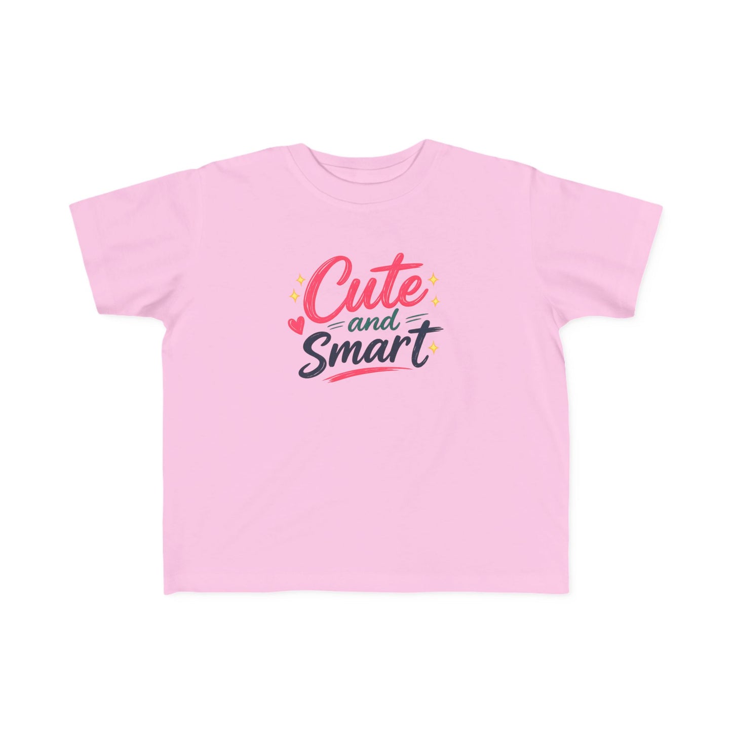 Cute and Smart Toddler Tee | Kids Graphic Shirt, Playful Script Design