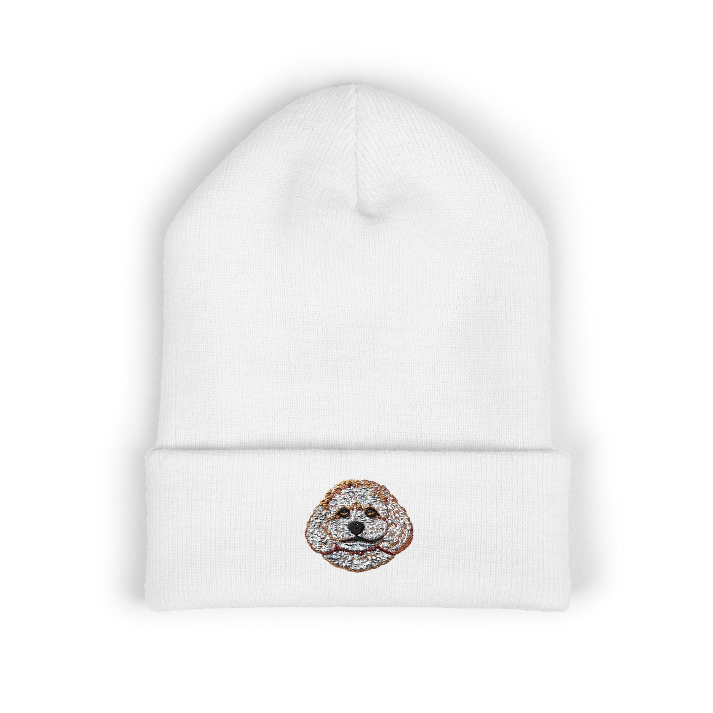 Cockapoo Embroidered Beanie | Cuffed Knit Hat