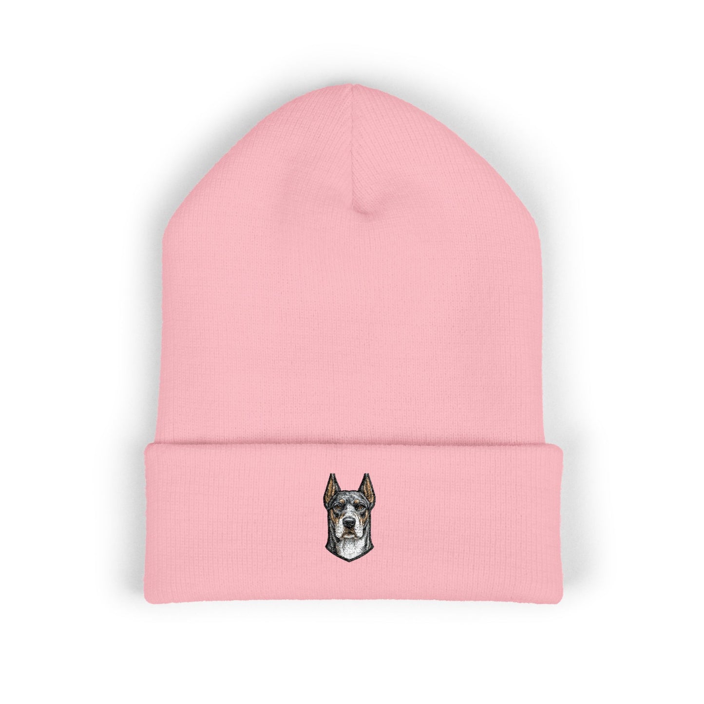 Great Dane Embroidered Beanie | Cuffed Knit Hat