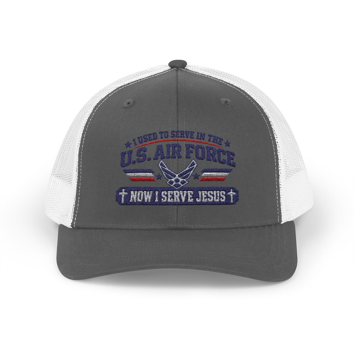 US AIR Force- Jesus embroidered ball cap