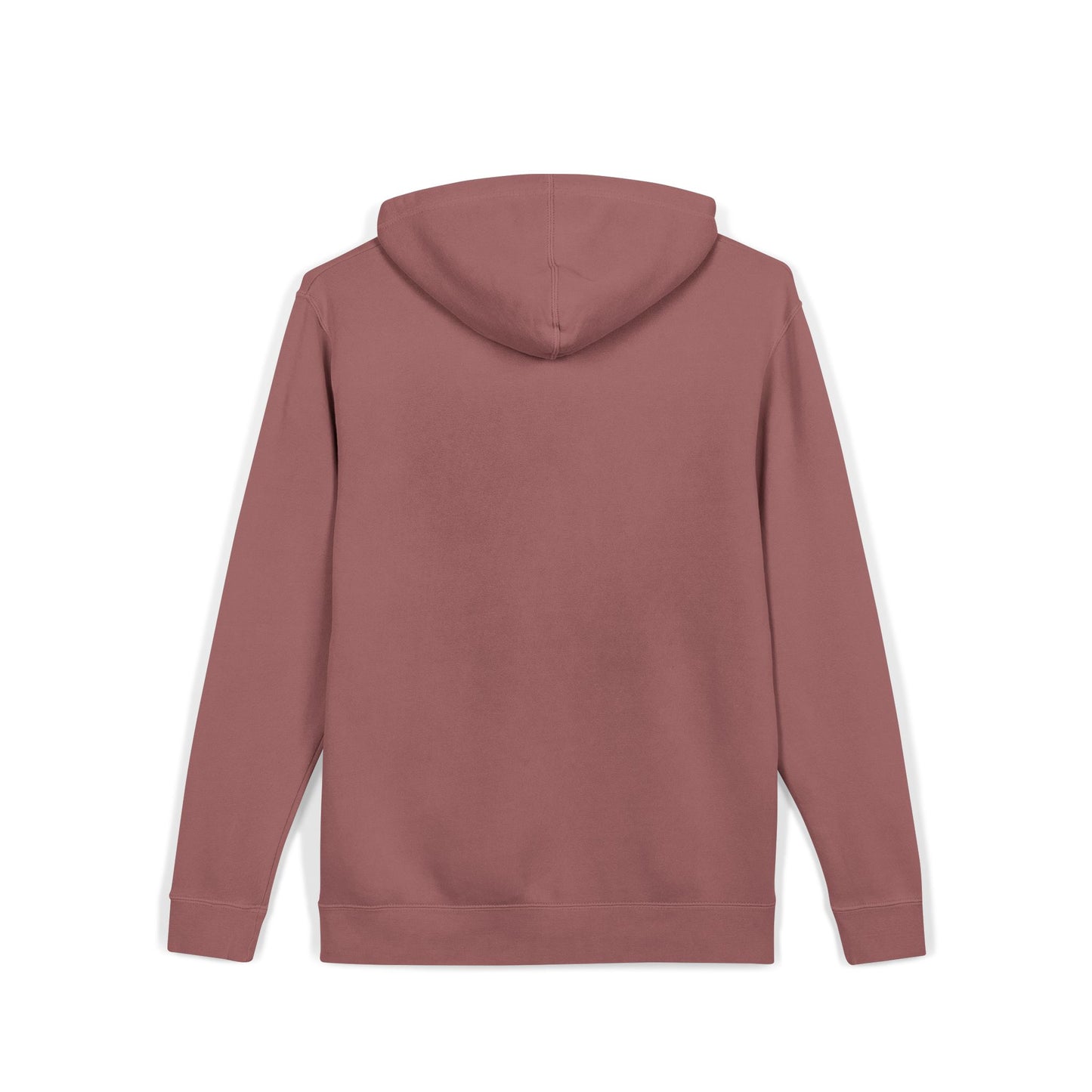 Embroidered Flag Patch Hoodie — Pigment-Dyed Casual Pullover