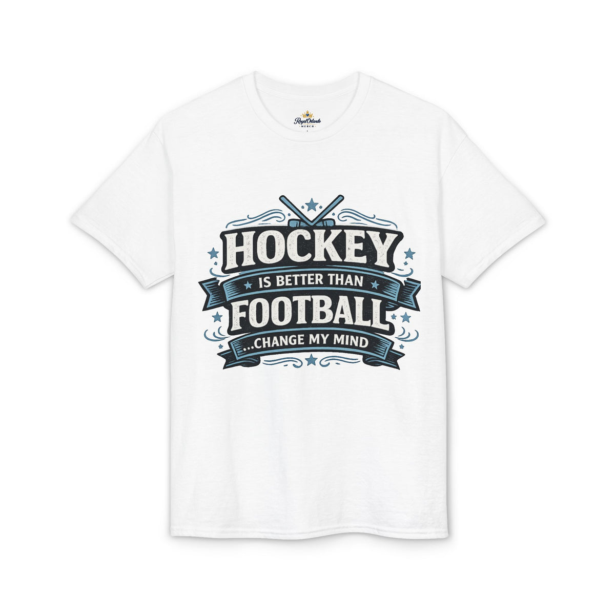 Hockey Is Better Than Football T-Shirt | Change My Mind sports tee